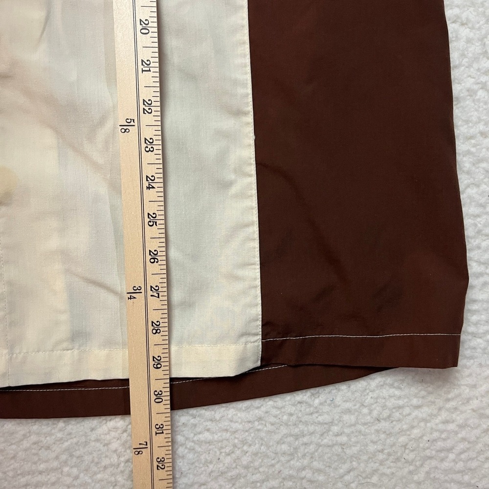 Disney Button‎ Down Mens XXL Brown Grumpys Tavern Bowling Shirt Short Sleeve - Picture 3 of 15